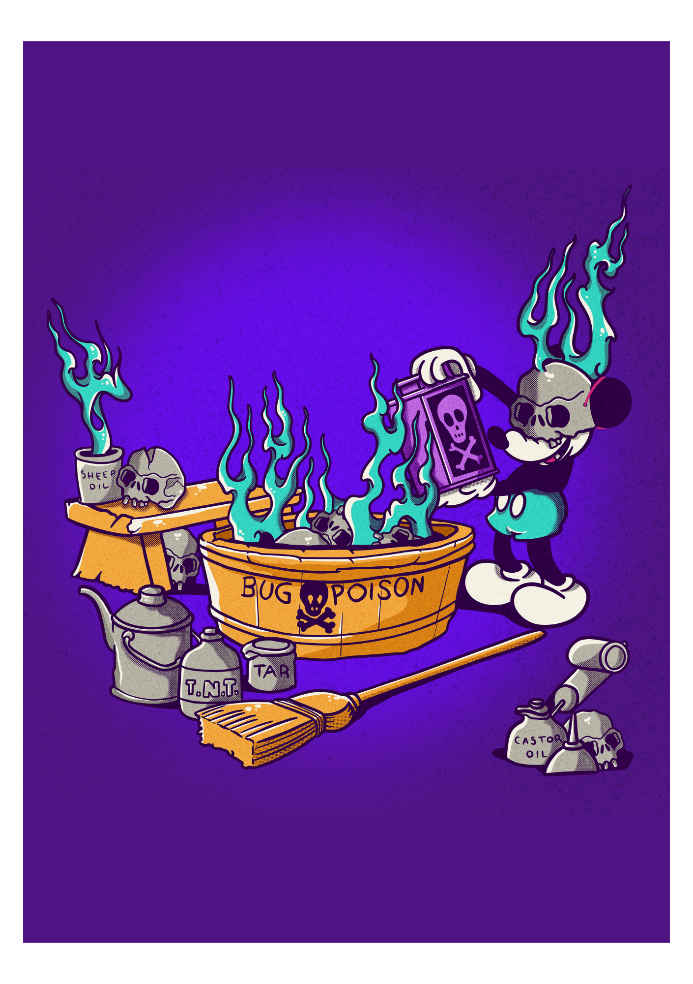 Postcard Poison Mouse